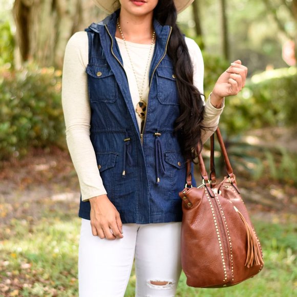 Dark Denim Vest - Picture 4 of 5